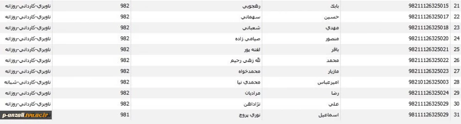 قابل توجه دانشجویان ترم اول 7