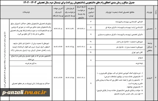 اطلاعیه وام تحصیلی(نیم سال دوم سال تحصیلی 1403-1402)