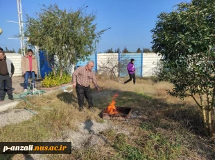 برگزاری دوره اطفاء حریق برای دانشجویان و کارکنان آموزشکده ملی مهارت پسران بندر انزلی(شهید خدادادی) 3